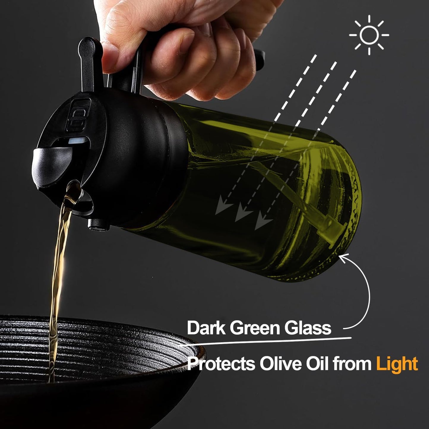 Evermire™ Two in One Dark Oil Dispenser